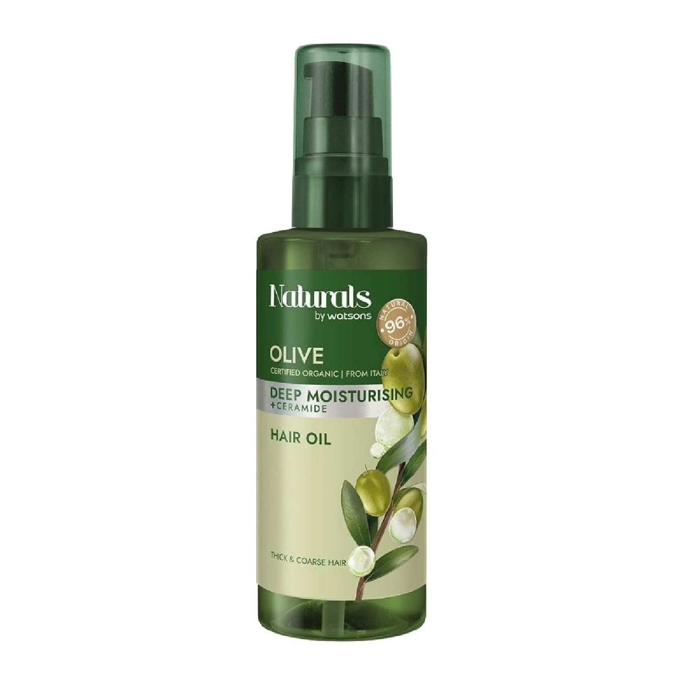 Olive + Ceramide Deep Moisturising Shampoo & Hair Oil Bundle Set 1s image