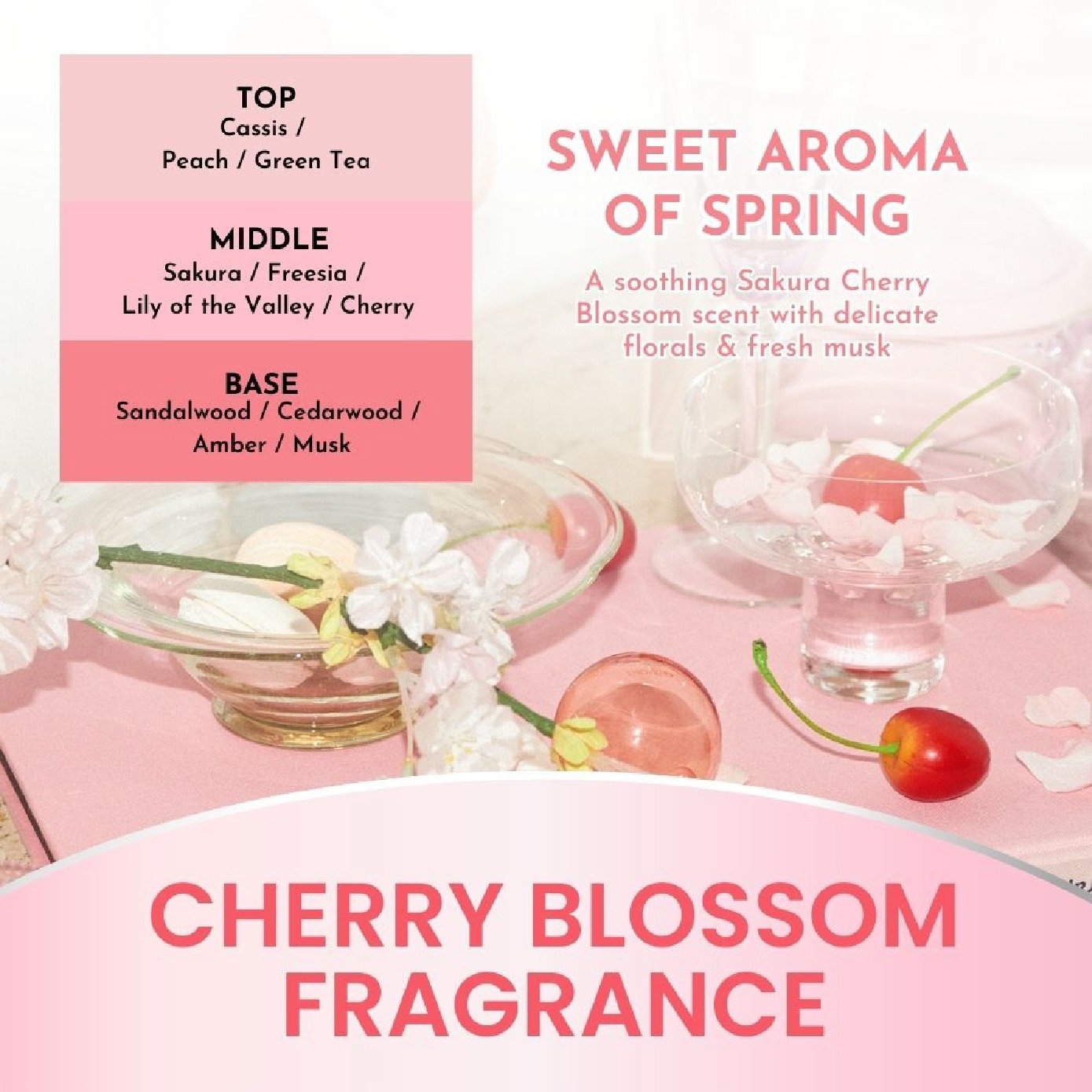 Laundry Fabric Softener Sakura Cherry Blossom 600ml
