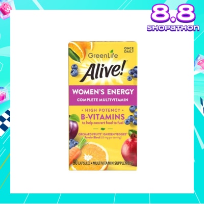 GREENLIFE Alive Energy Women Multivitamin (Support Daily Cellular Energy) 90s
