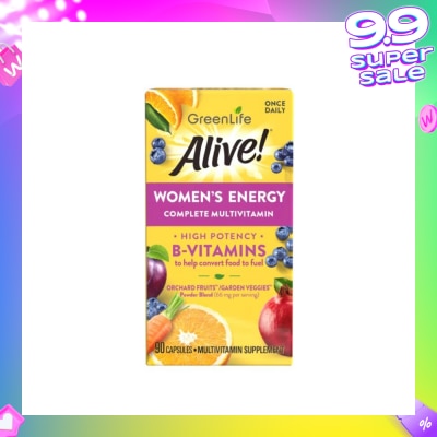 GREENLIFE Alive Energy Women Multivitamin (Support Daily Cellular Energy) 90s