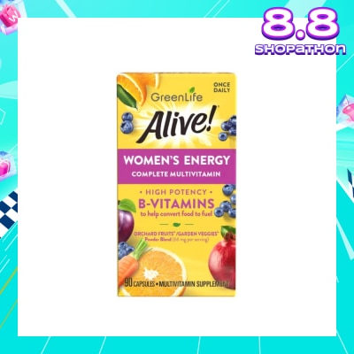 GREENLIFE Alive Energy Women Multivitamin (Support Daily Cellular Energy) 90s