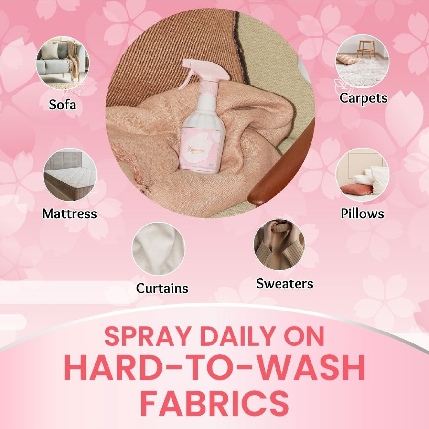 Fabric Refresher Sakura Cherry Blossom 370ml