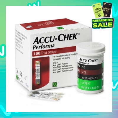ACCU CHEK Performa Test Strip 100s (Expiry: Feb`2026)