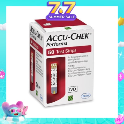 ACCU CHEK - Performa Test Strips 50s&nbsp;(Expiry: Aug`2026)
