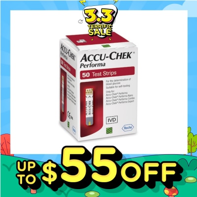 ACCU CHEK Performa Test Strips 50s&nbsp;(Expiry: Aug`2026)