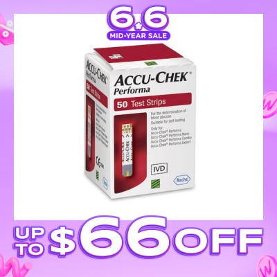 ACCU CHEK - Performa Test Strips 50s&nbsp;(Expiry: Aug`2026)