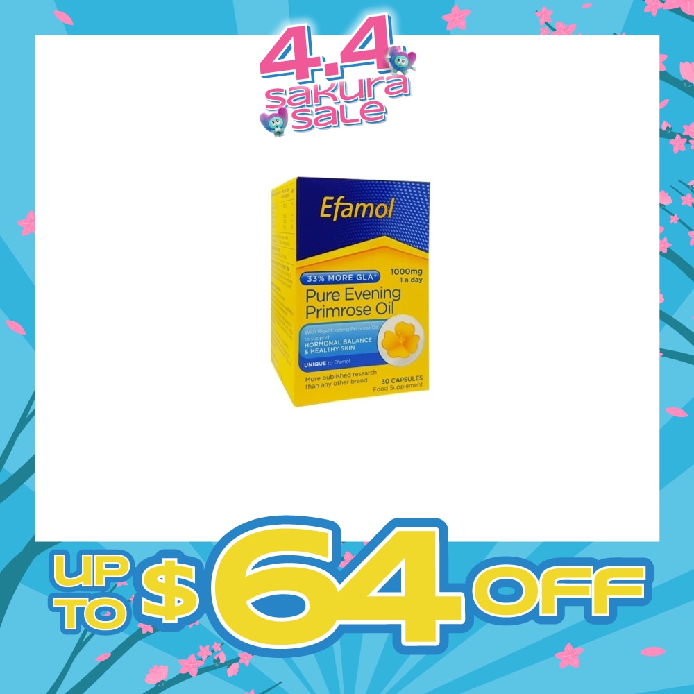 High Strength Pure Evening Primrose Oil - 30 caps