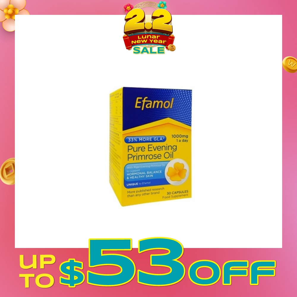 High Strength Pure Evening Primrose Oil - 30 caps