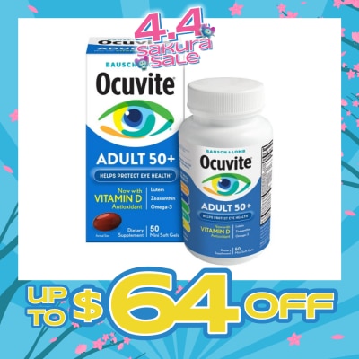 BAUSCH + LOMB - Ocuvite® Eye Vitamin Adult 50+ MiniGels 50s