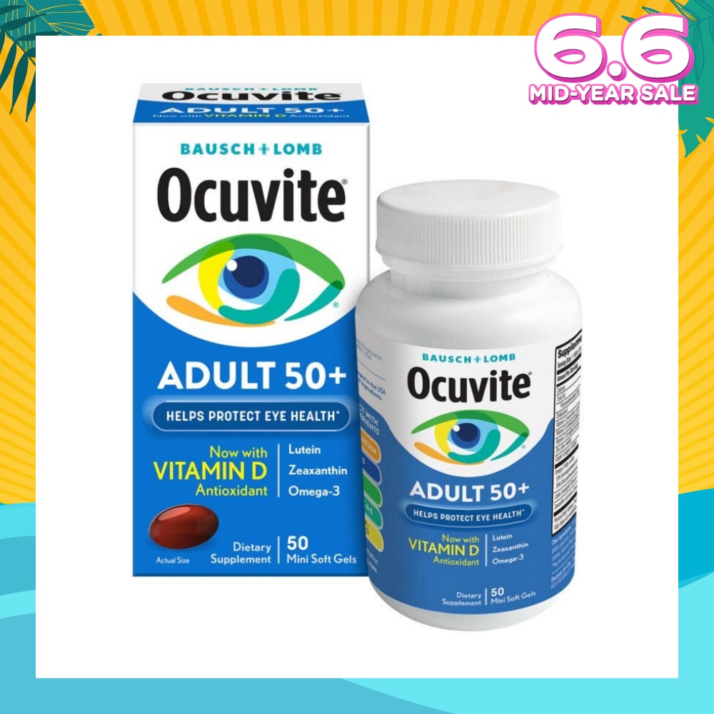 Ocuvite® Eye Vitamin Adult 50+ MiniGels 50s
