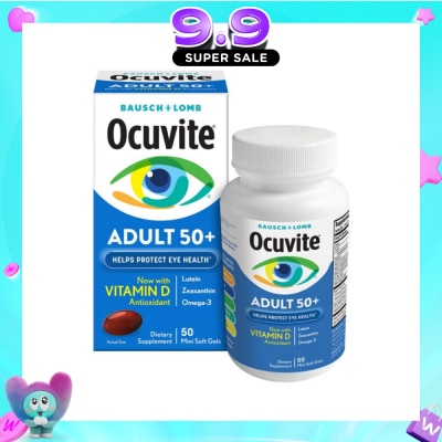 BAUSCH + LOMB - Ocuvite® Eye Vitamin Adult 50+ MiniGels 50s image