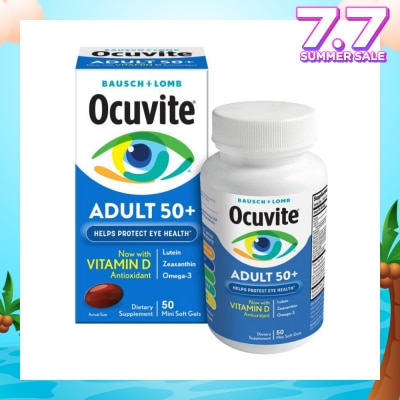 BAUSCH + LOMB Ocuvite® Eye Vitamin Adult 50+ MiniGels 50s