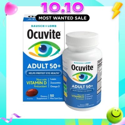 BAUSCH + LOMB Ocuvite® Eye Vitamin Adult 50+ MiniGels 50s image