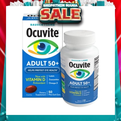 BAUSCH + LOMB - Ocuvite® Eye Vitamin Adult 50+ MiniGels 50s (Expiry: May`2027)