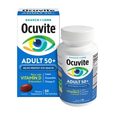 BAUSCH + LOMB Ocuvite® Eye Vitamin Adult 50+ MiniGels 50s