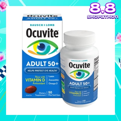 BAUSCH + LOMB Ocuvite® Eye Vitamin Adult 50+ MiniGels 50s