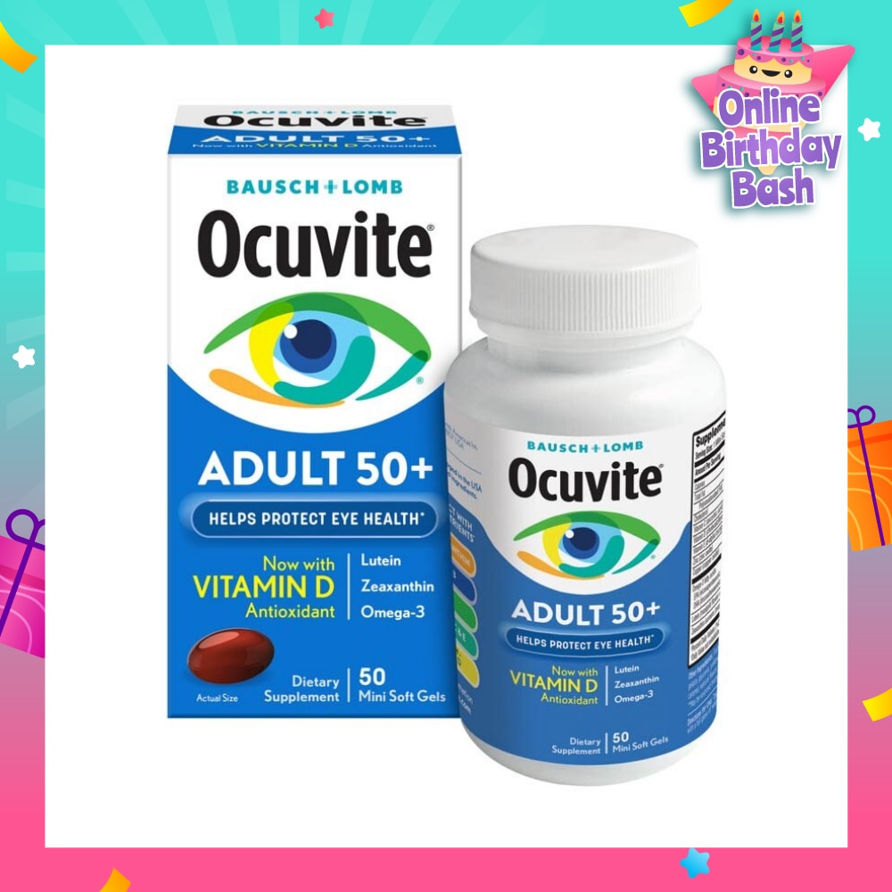 Ocuvite® Eye Vitamin Adult 50+ MiniGels 50s