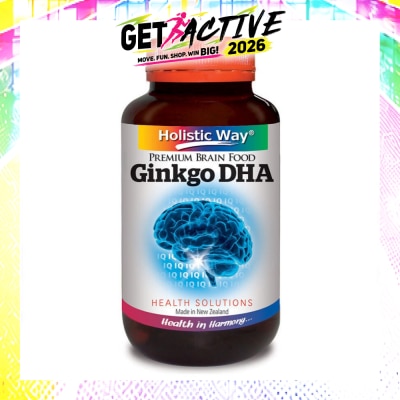 HOLISTIC WAY - Ginkgo DHA Vegetarian Capsules 60s image