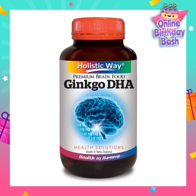 HOLISTIC WAY Ginkgo DHA Vegetarian Capsules 60s