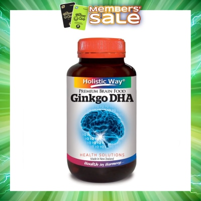 HOLISTIC WAY - Ginkgo DHA Vegetarian Capsules 60s