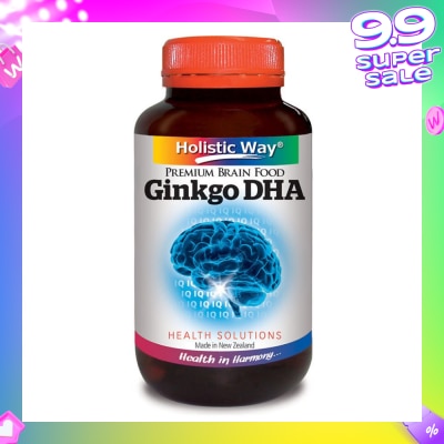 HOLISTIC WAY Ginkgo DHA Vegetarian Capsules 60s