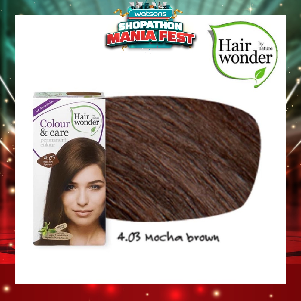 Colour & Care Organic #4.03 Mocha Brown (For Beautiful And Glamorous Colour, Healthy, Strong And Silky Soft Hair) 100ml