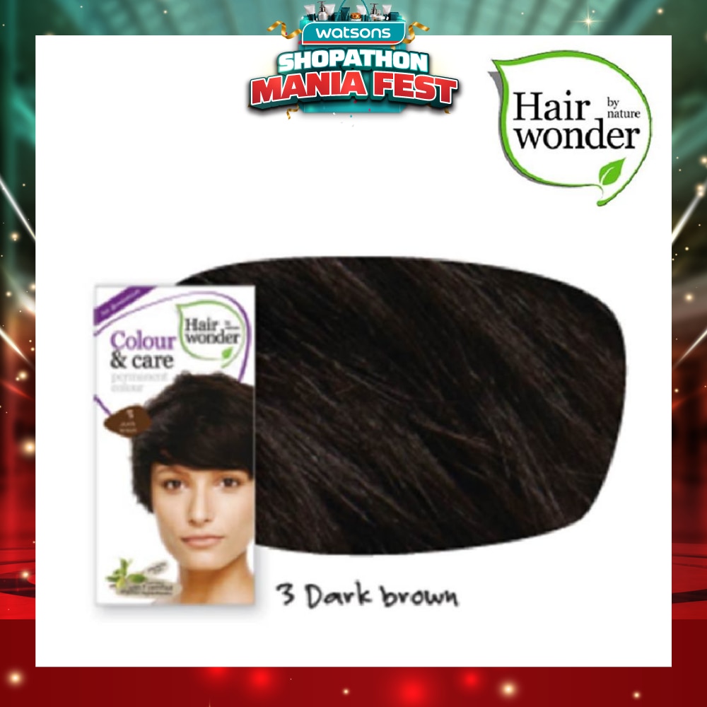 Colour & Care Organic #3 Dark Brown (For Beautiful And Glamorous Colour, Healthy, Strong And Silky Soft Hair) 100ml