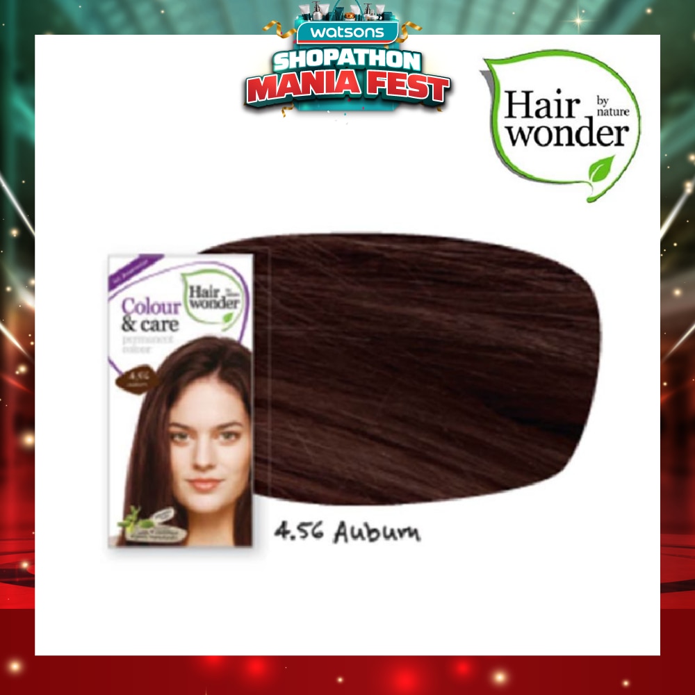 Colour & Care Organic #4.56 Auburn (For Beautiful And Glamorous Colour, Healthy, Strong And Silky Soft Hair) 100ml