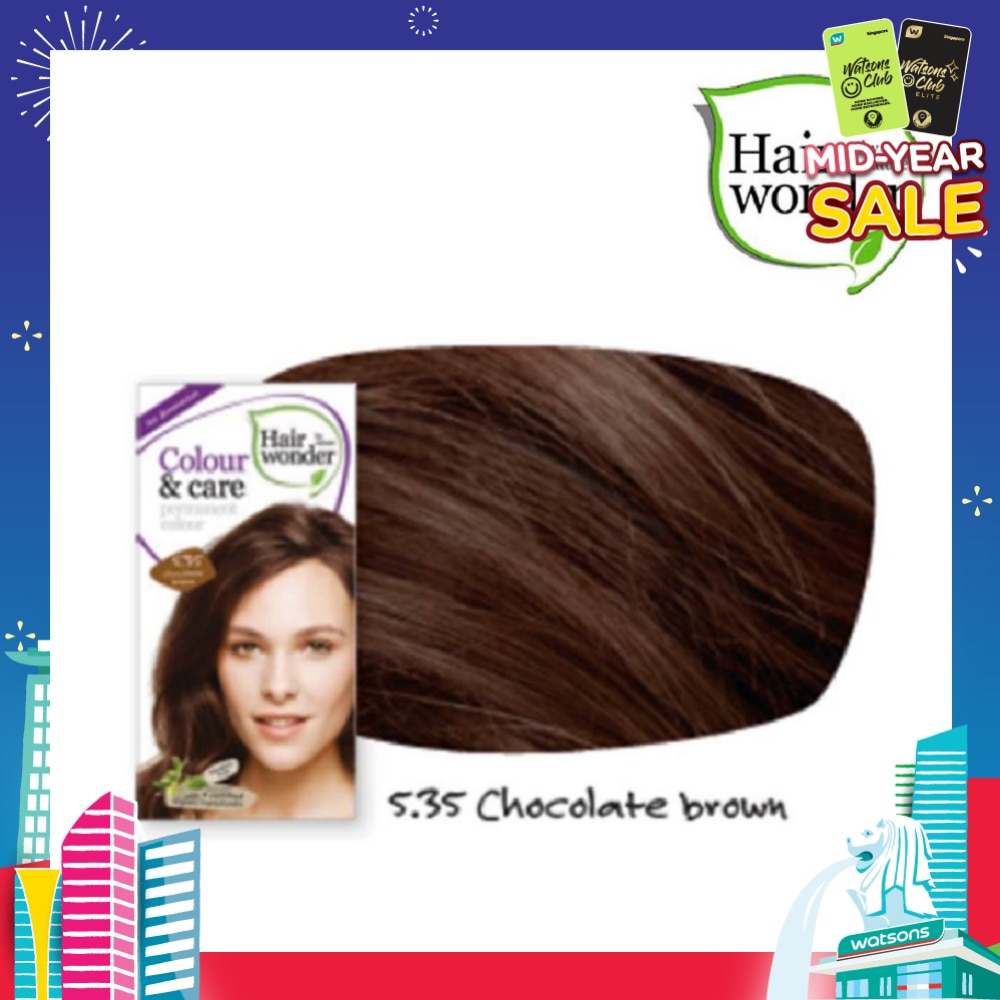 Colour & Care Organic #5.35 Chocolate Brown (For Beautiful And Glamorous Colour, Healthy, Strong And Silky Soft Hair) 100ml