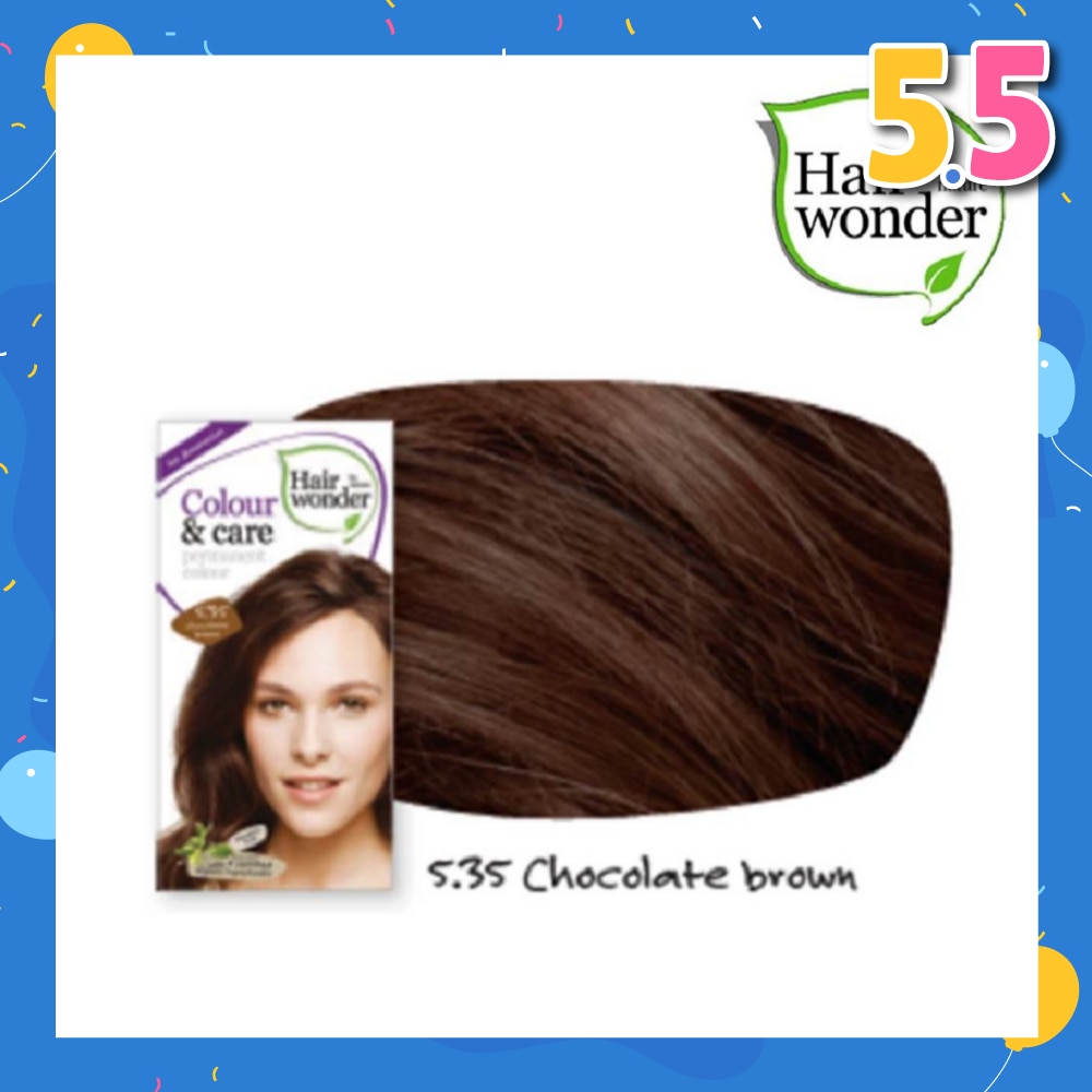 Colour & Care Organic #5.35 Chocolate Brown (For Beautiful And Glamorous Colour, Healthy, Strong And Silky Soft Hair) 100ml