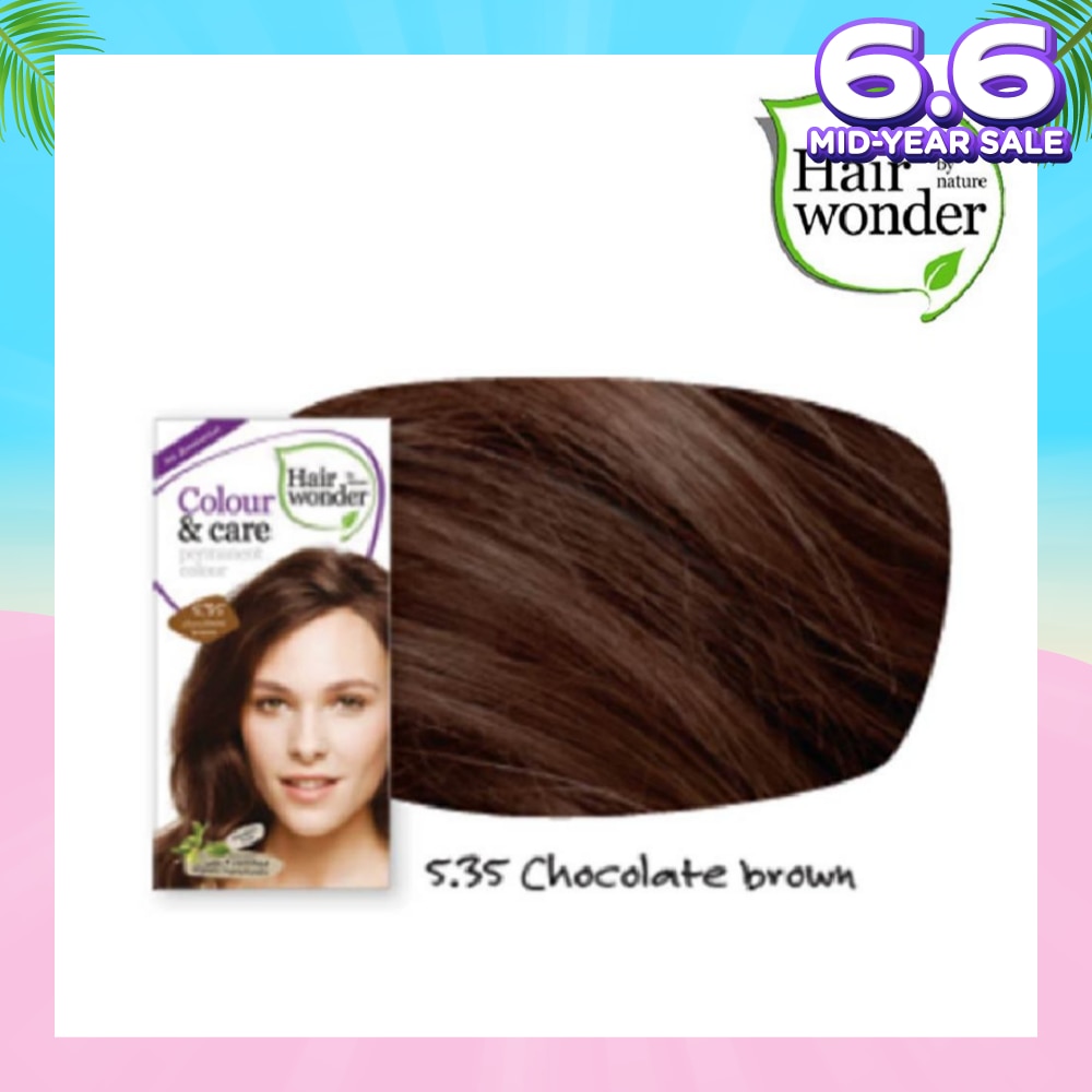 Colour & Care Organic #5.35 Chocolate Brown (For Beautiful And Glamorous Colour, Healthy, Strong And Silky Soft Hair) 100ml