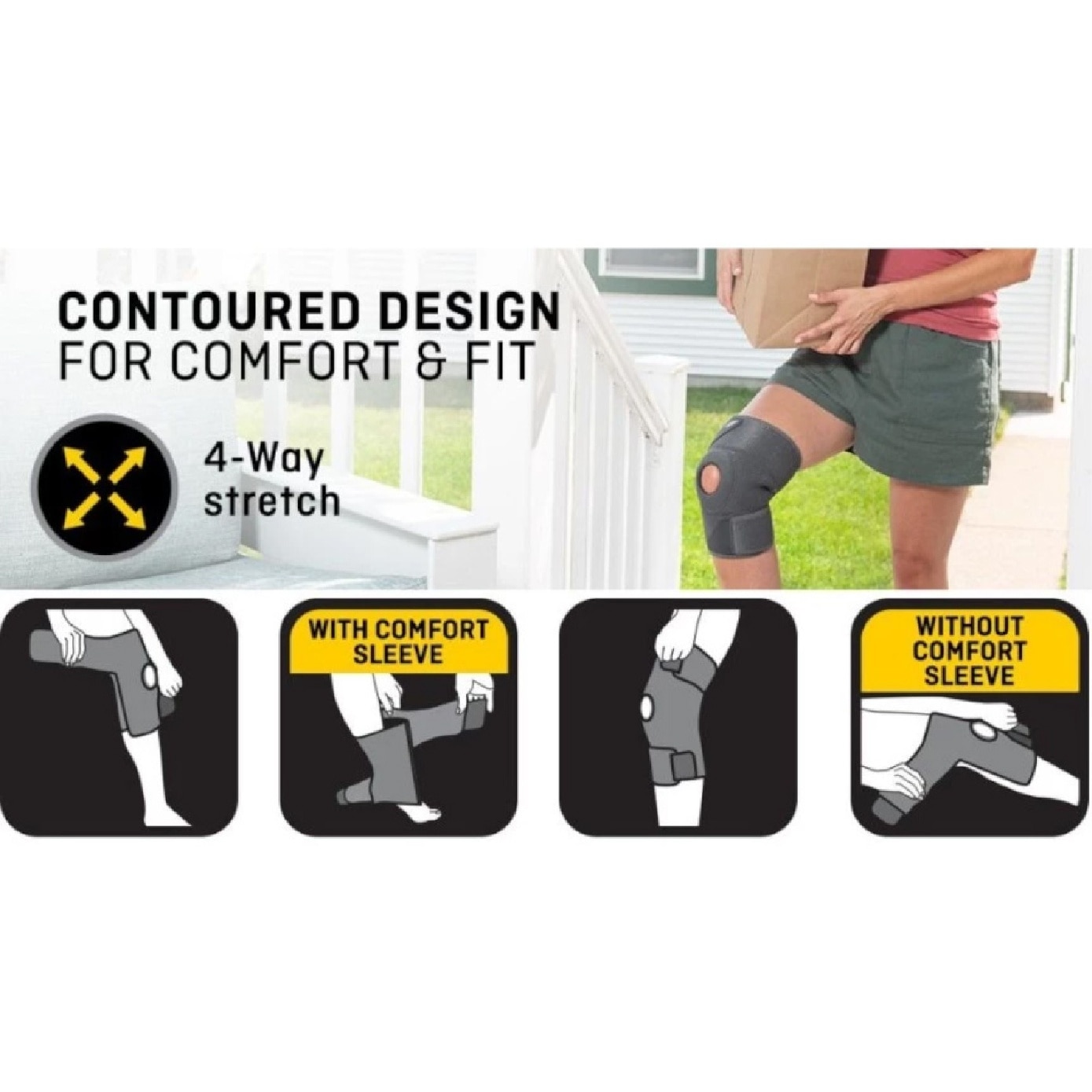 Comfort Fit Knee Support Adjustable 1s