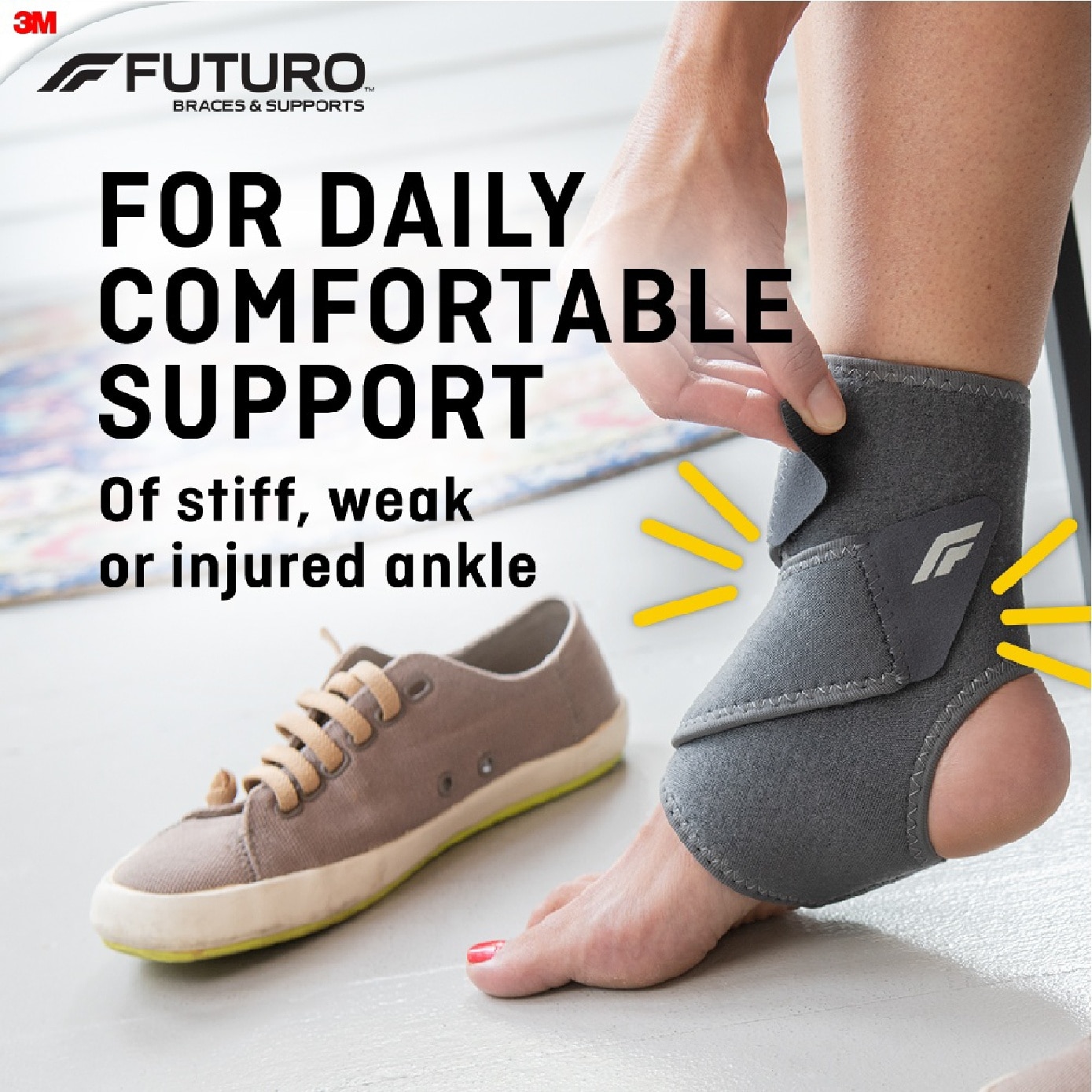 Adjustable Ankle Comfort Fit Support 1s image
