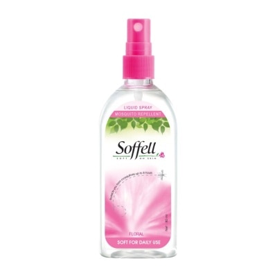 SOFFELL Floral Scented Insect Repellent (Contains DEET As Active Ingredient + Comes In Pump Action Bottle + Up To 8 hours Protection) 80ml