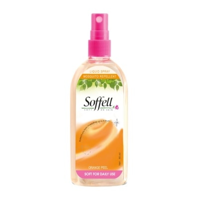 SOFFELL Orange Peel Scented Insect Repellent (Contains DEET As Active Ingredient + Comes In Pump Action Bottle + Up To 8 hours Protection) 80ml