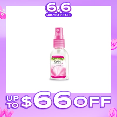 SOFFELL - Floral Scented Insect Repellent (Contains DEET As Active Ingredient + Comes In Pump Action Bottle + Up To 8 hours Protection) 30ml