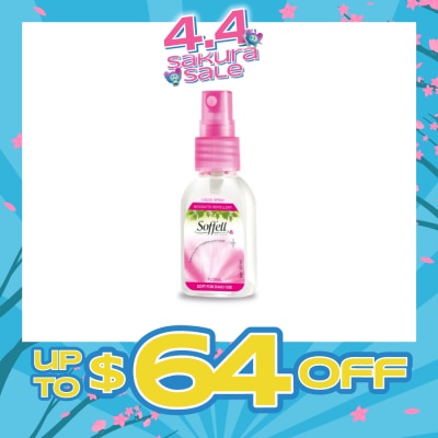 SOFFELL - Floral Scented Insect Repellent (Contains DEET As Active Ingredient + Comes In Pump Action Bottle + Up To 8 hours Protection) 30ml