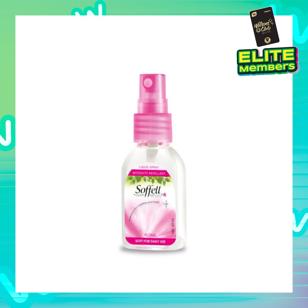 Floral Scented Insect Repellent (Contains DEET As Active Ingredient + Comes In Pump Action Bottle + Up To 8 hours Protection) 30ml