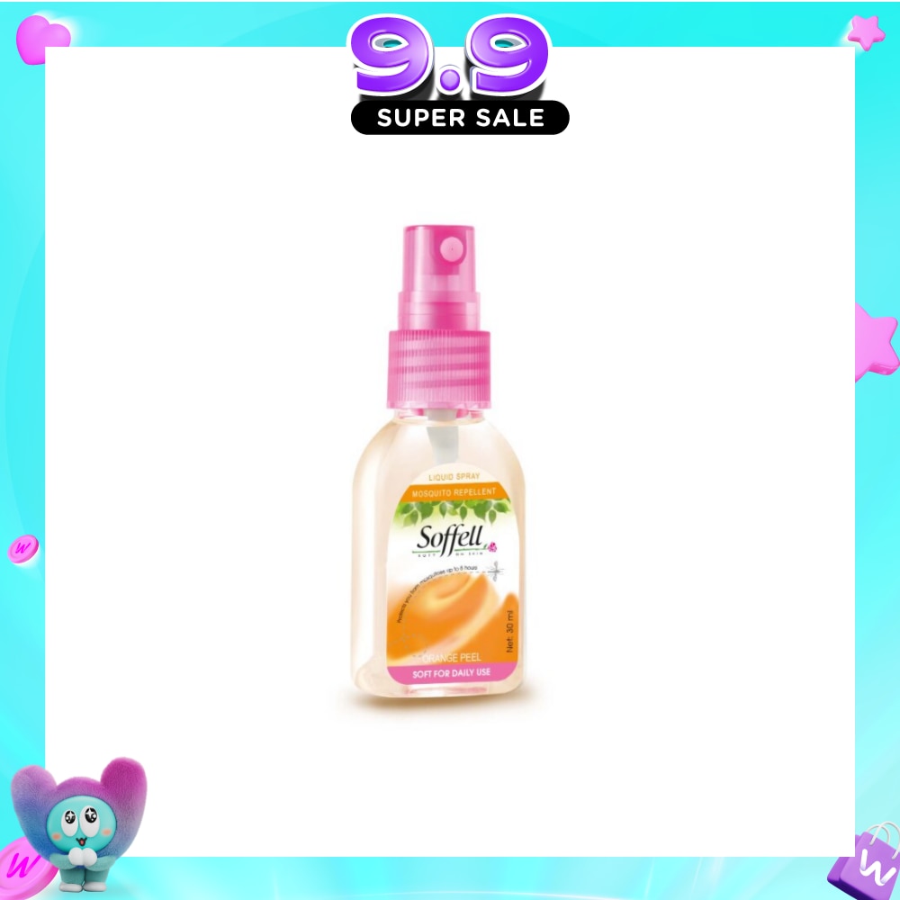 Orange Peel Scented Insect Repellent (Contains DEET As Active Ingredient + Comes In Pump Action Bottle + Up To 8 hours Protection) 30ml image