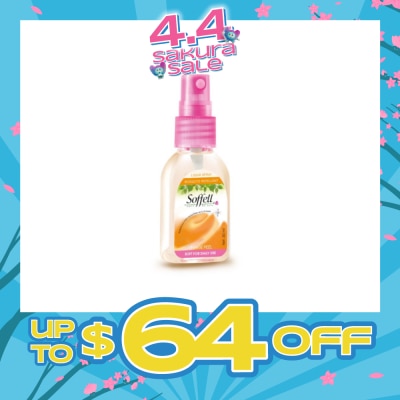 SOFFELL - Orange Peel Scented Insect Repellent (Contains DEET As Active Ingredient + Comes In Pump Action Bottle + Up To 8 hours Protection) 30ml