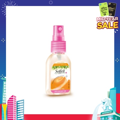 SOFFELL Orange Peel Scented Insect Repellent (Contains DEET As Active Ingredient + Comes In Pump Action Bottle + Up To 8 hours Protection) 30ml