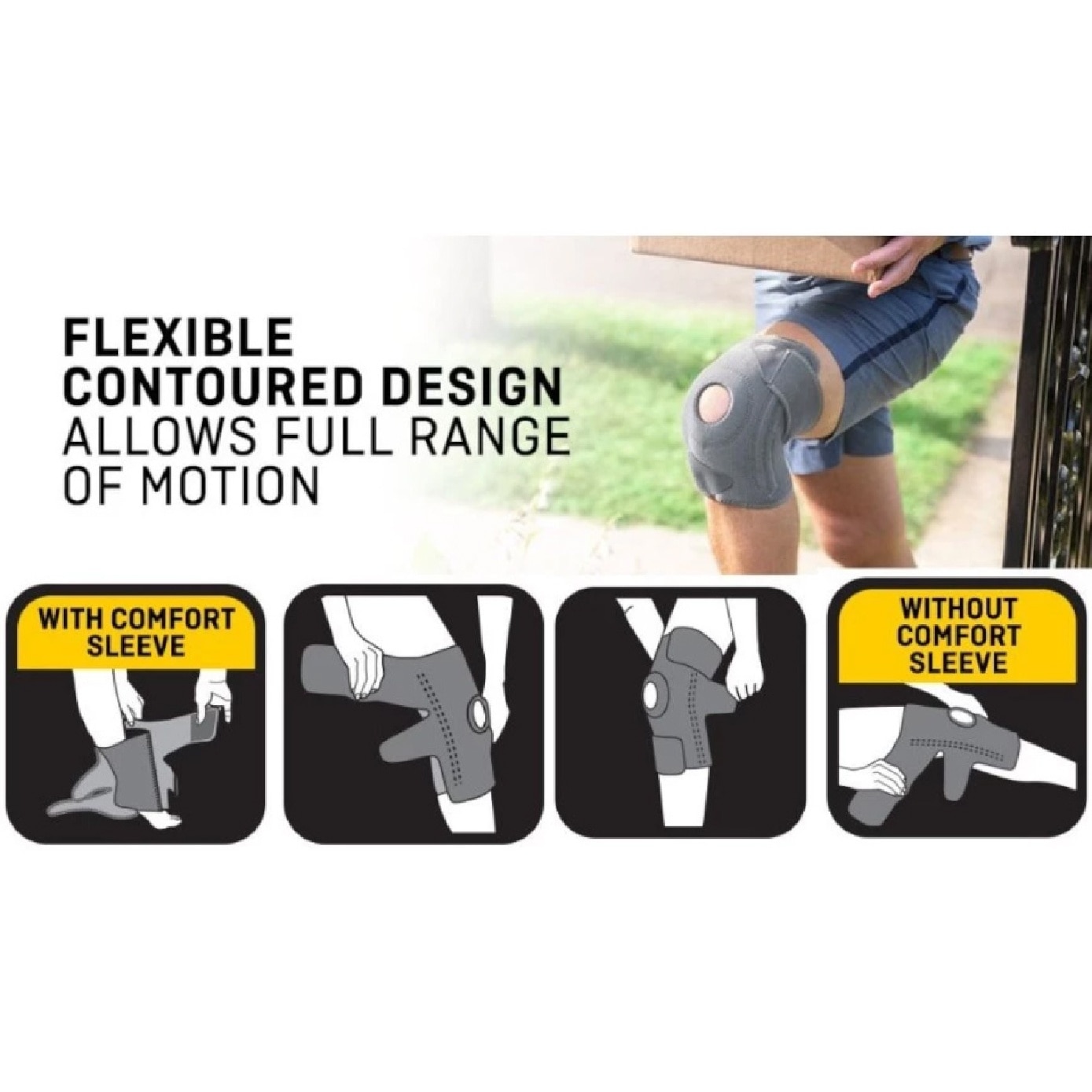 Comfort Fit Knee Stabilizer Adjustable 1s