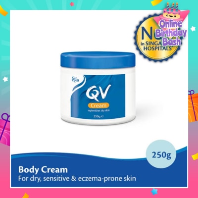 EGO QV Body Cream (For Dry + Sensitive & Eczema-Prone Skin) 250g