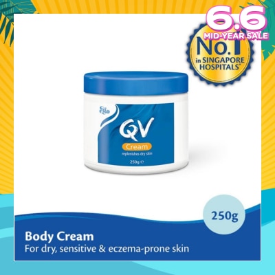 EGO QV Body Cream (For Dry + Sensitive & Eczema-Prone Skin) 250g