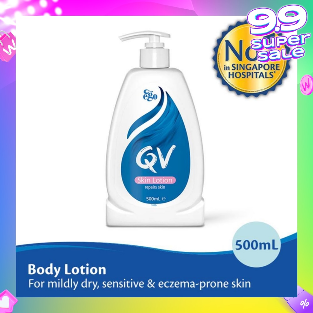 Skin Lotion (Body Lotion For Mildly Dry + Sensitive & Eczema-Prone Skin) 500ml