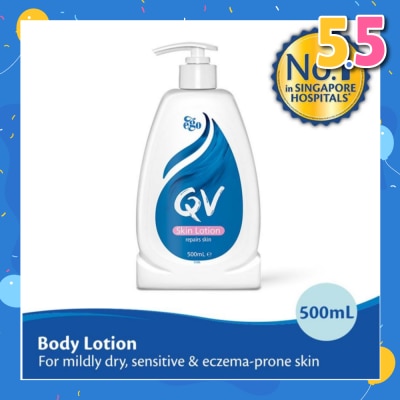 EGO QV Skin Lotion (Body Lotion For Mildly Dry + Sensitive & Eczema-Prone Skin) 500ml