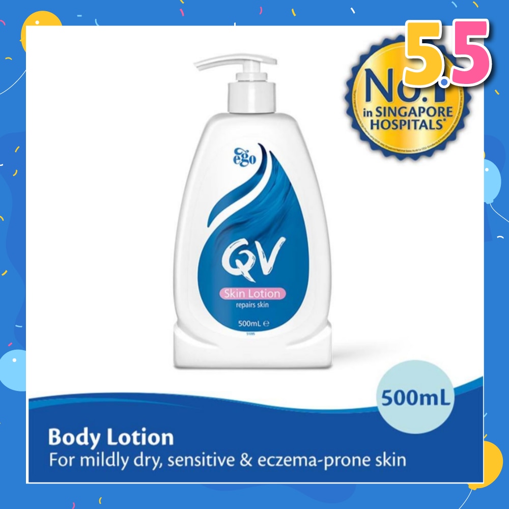 Skin Lotion (Body Lotion For Mildly Dry + Sensitive & Eczema-Prone Skin) 500ml