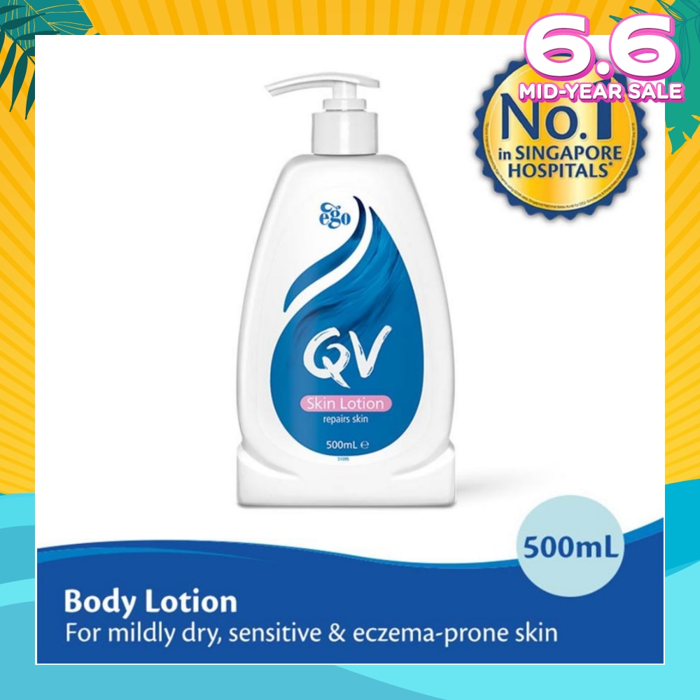 Skin Lotion (Body Lotion For Mildly Dry + Sensitive & Eczema-Prone Skin) 500ml