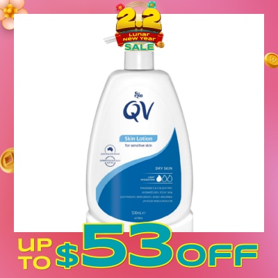 EGO QV Skin Lotion (For Sensitive + Dry Skin) 500ml
