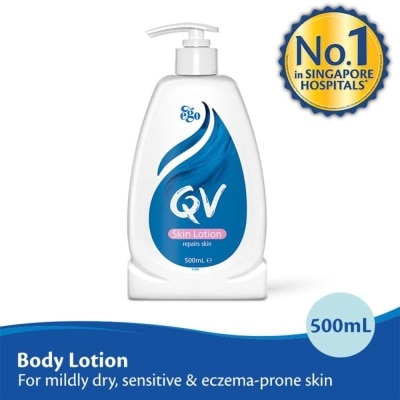 EGO QV Skin Lotion (Body Lotion For Mildly Dry + Sensitive & Eczema-Prone Skin) 500ml